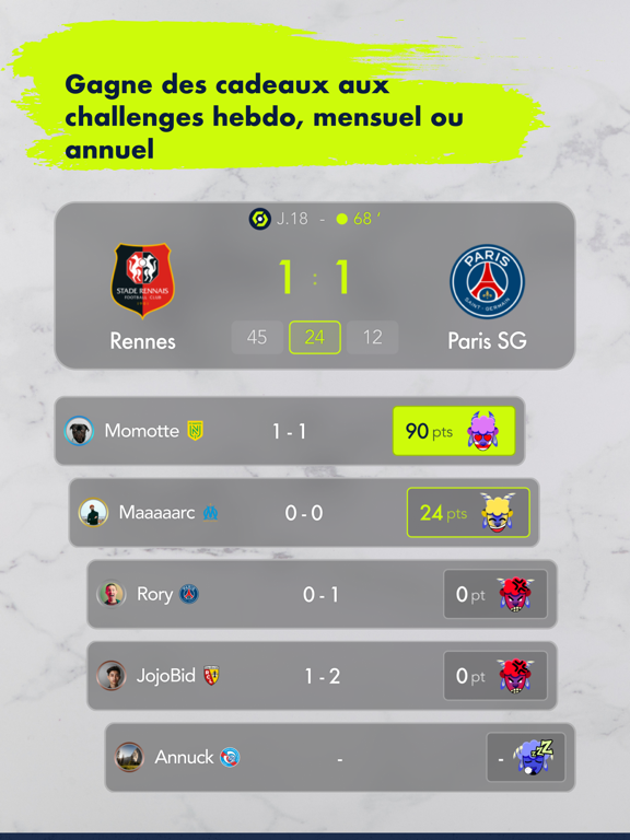 Screenshot #6 pour Mon Petit Prono (MPP)