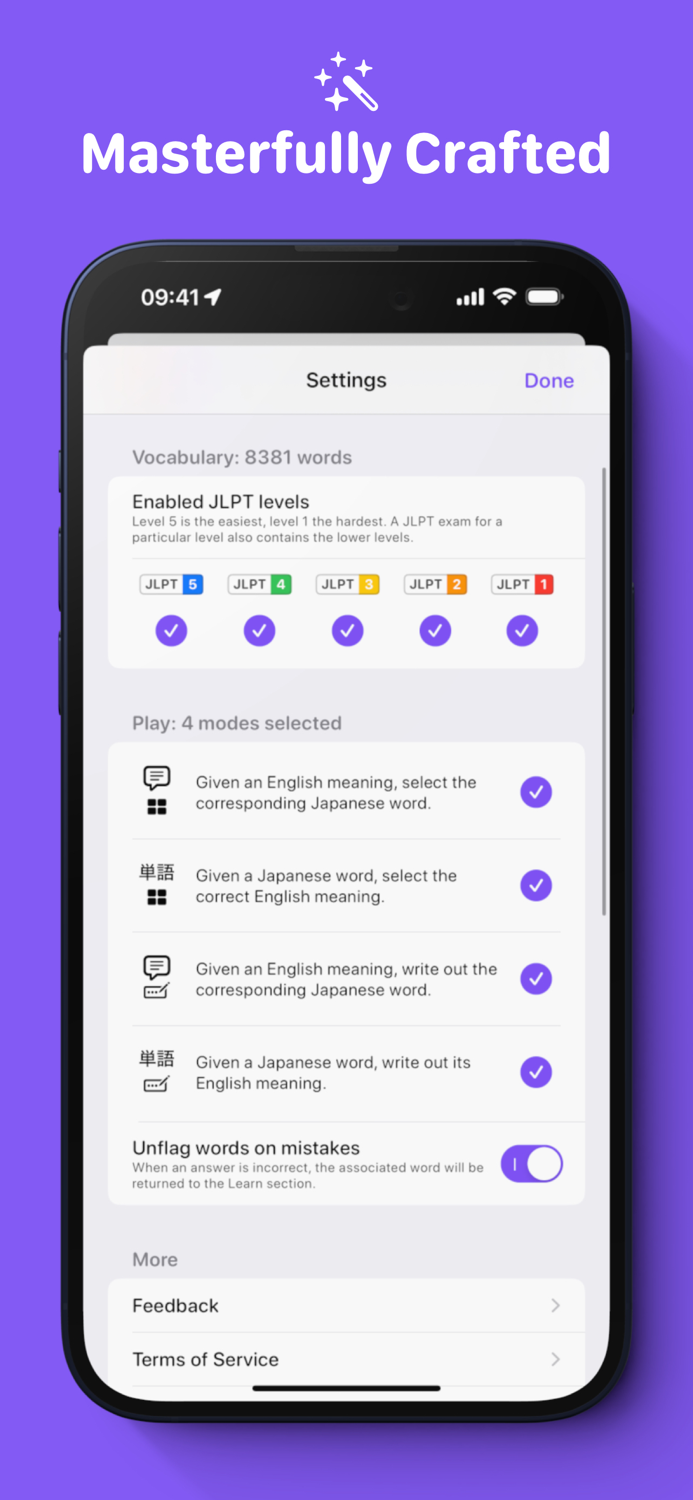 JLPT Words Vocabulary