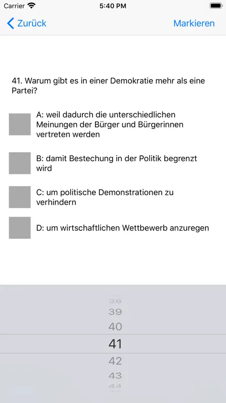 Leben in Deutschland 300Fragen screenshot 2 of 4