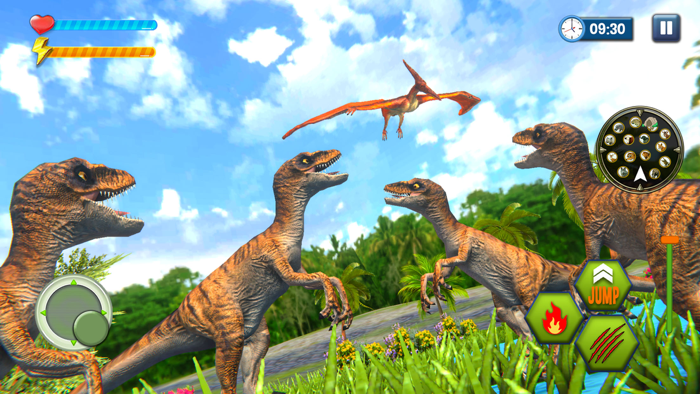 Flying Dinosaur Survival Game