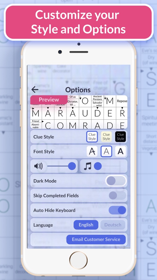 #7. Pure Crosswords: Daily Puzzles (iOS) By: the binary family