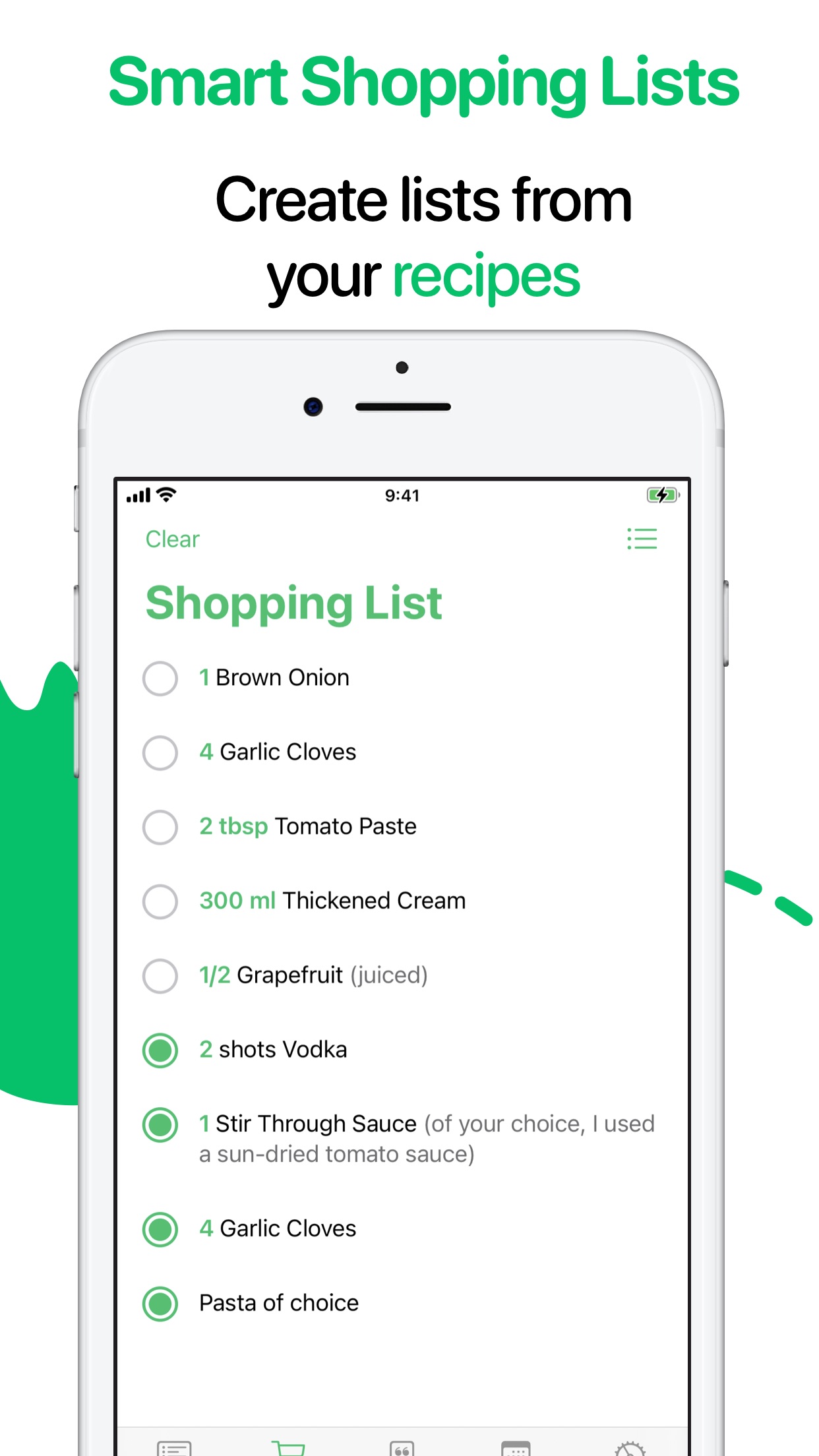 Screenshot do app Pestle: Recipe Organizer