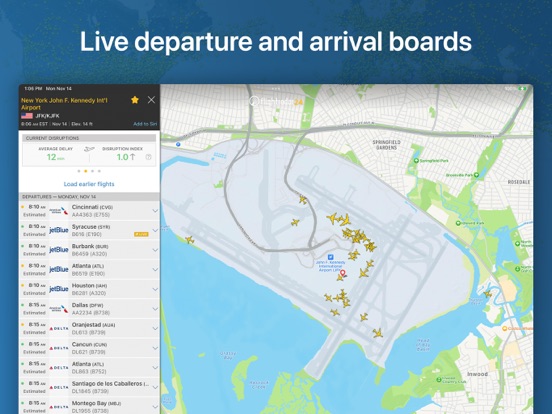 Flightradar24 | Flight Tracker iPad app afbeelding 7
