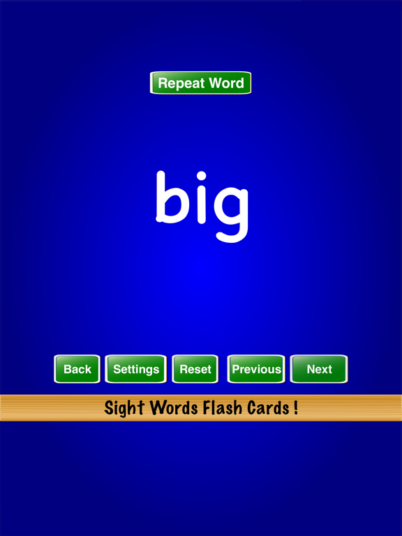 Screenshot #1 for Sight Words Flash Cards !