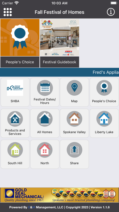 SHBA Fall Festival of Homes Screenshot