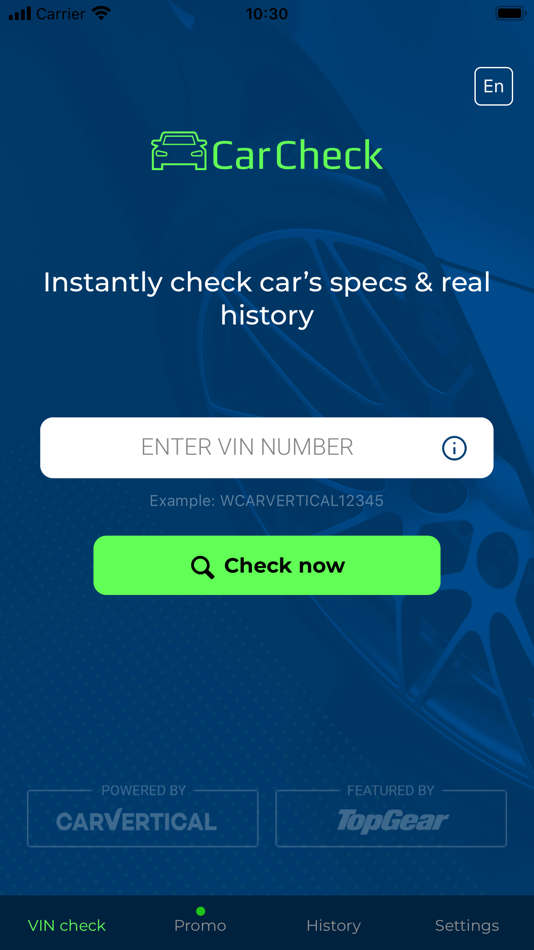 #1. Car History Check: VIN Decoder (iOS) 由: carVertical OU