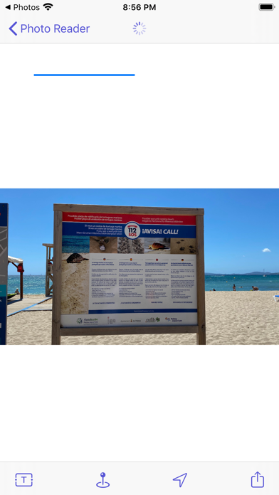 Photo Reader Screenshot