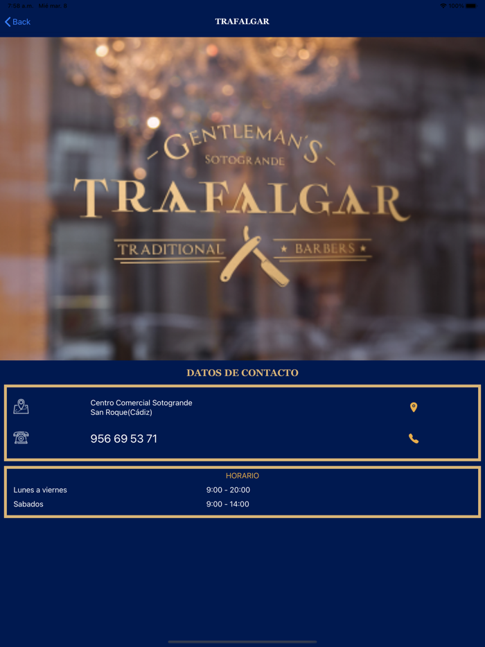 Trafalgar Barber Sotogrande
