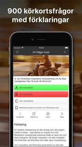 Game screenshot iKörkort Moped apk