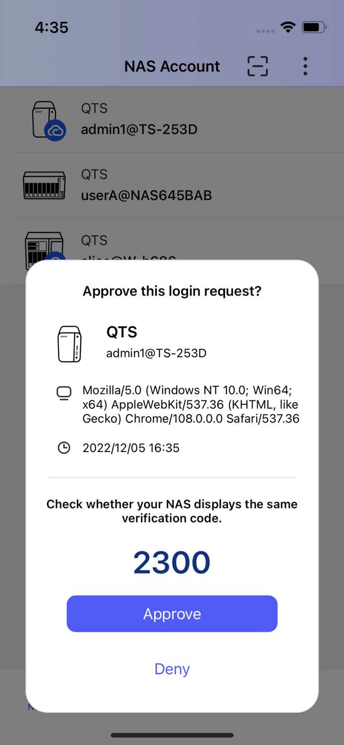 QNAP Authenticator