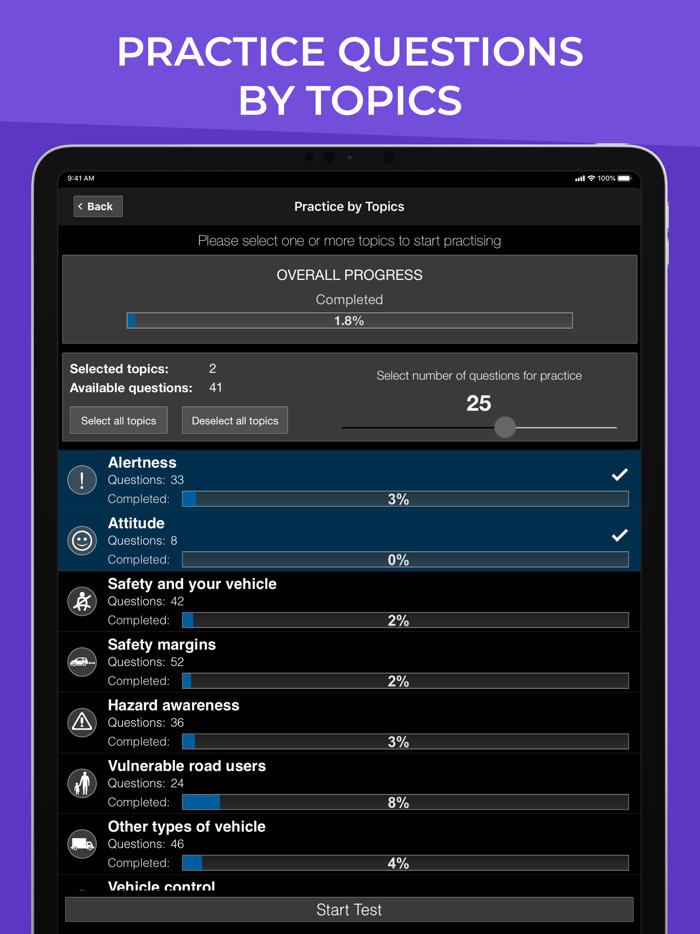 Drivers Ed DMV Permit Test