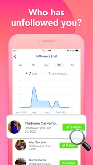 analyzer plus-followers report iphone screenshot 1