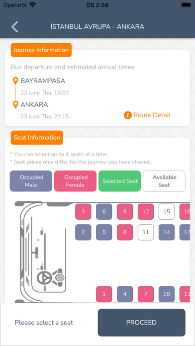 MetroTurizm–Online Ticket Sale Screenshot