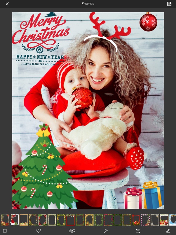 Screenshot #4 pour Noël éditeur de photos cadre