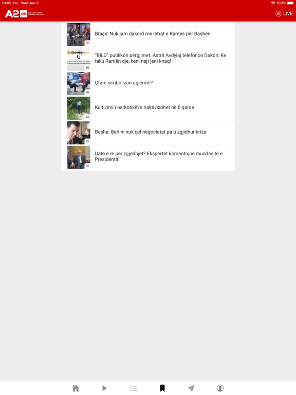 A2 CNN iPad screenshot 5 - News app