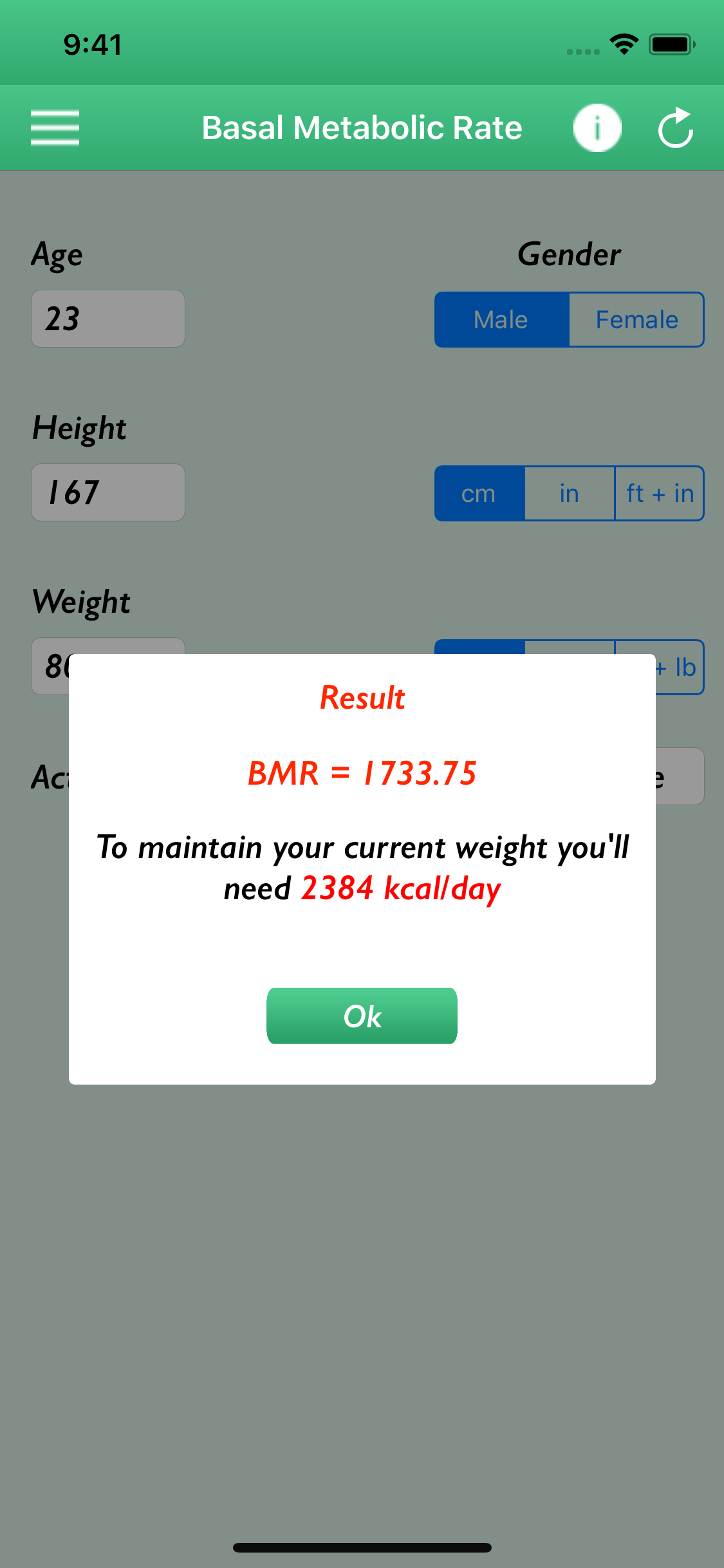 BMI Calculator for Men & Women