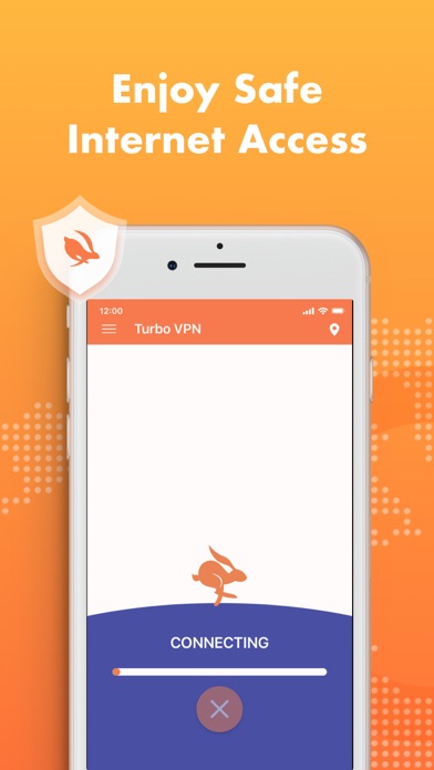 Screenshot 1 of Turbo VPN Private Browser App
