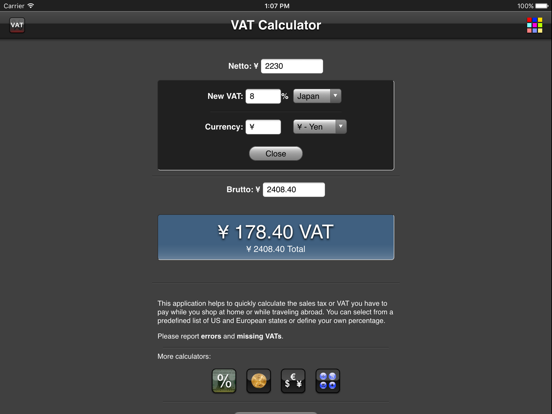 Screenshot #5 pour VAT Calculator