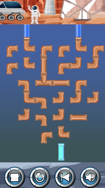 Space Pipes Connect Puzzle