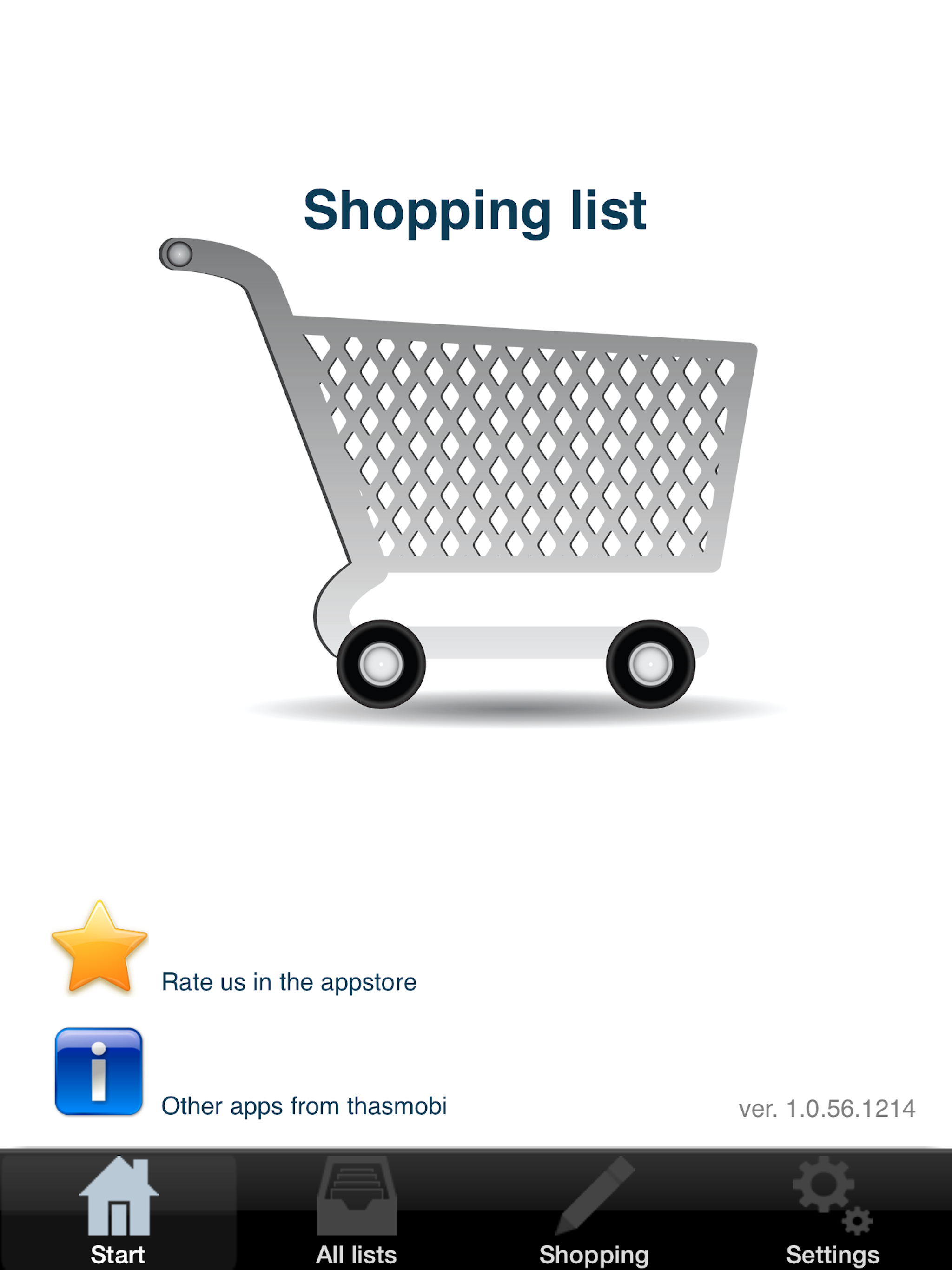 Grocery list - online sync