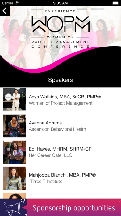 Women of Project Management 23 Screenshot