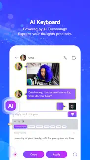 vivi keyboard: theme & chatbot iphone screenshot 2