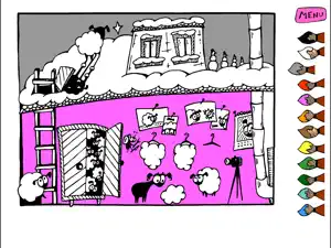 Nora The Sheep Coloring Book screenshot 3