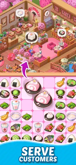 Game screenshot Merge Cooking:Theme Restaurant mod apk