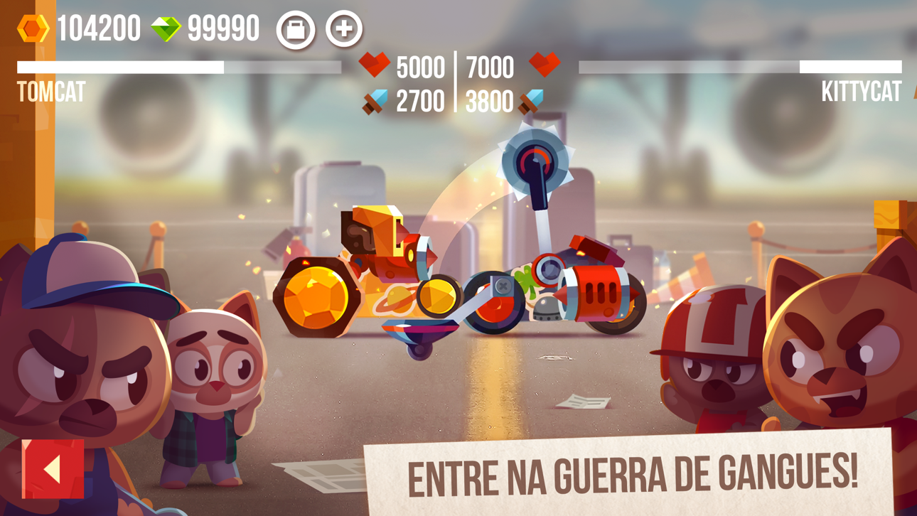 CATS: Crash Arena Turbo Stars iOS Mod IPA screenshot 4 - iOS game interface