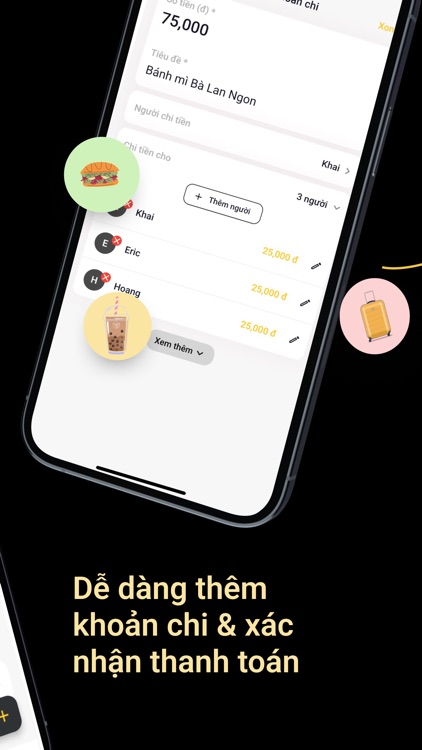 Chia Tiền Nhóm - Trip & Fun