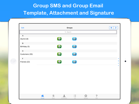 Screenshot #4 pour Groupe Intelligent: Email, SMS