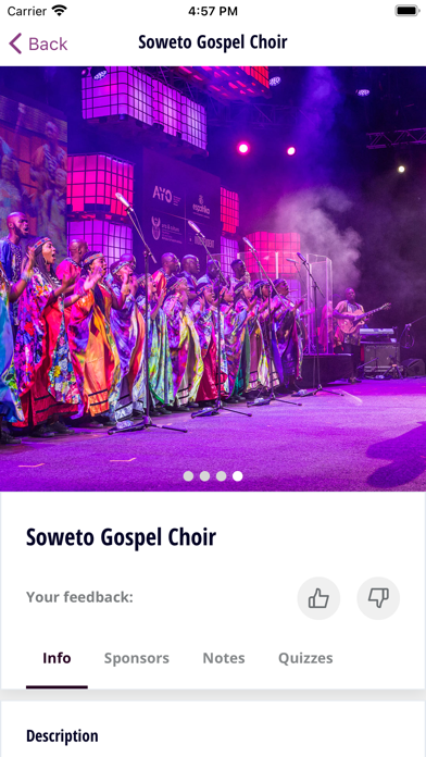 Cape Town Jazz Festival Screenshot