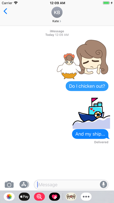 Screenshot #2 pour Him & Her Mood Couple Stickers