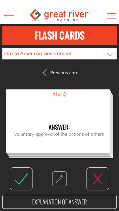 Great River Quiz Prep Screenshot
