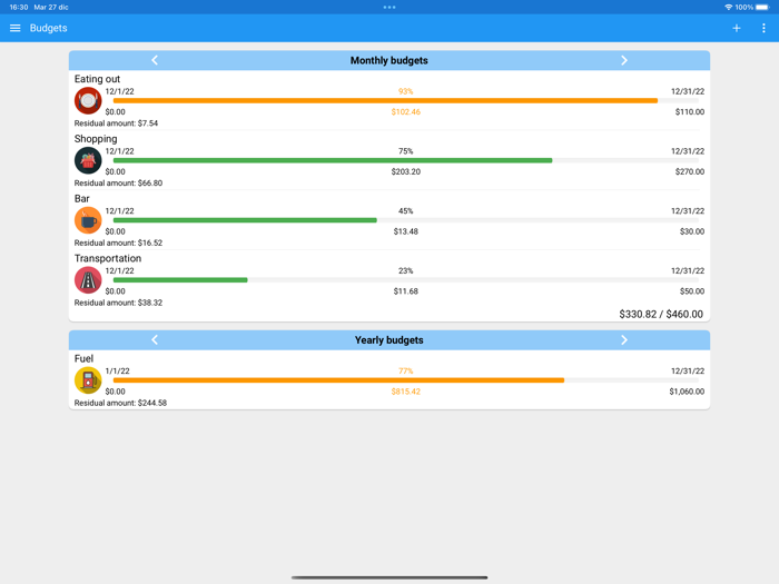 Fast Budget - Expense Manager