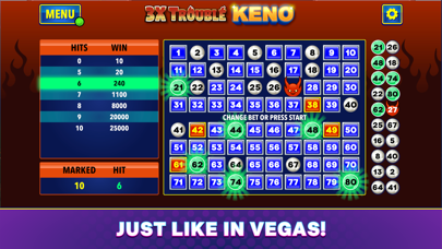 Keno Vegas - Casino Games Screenshot