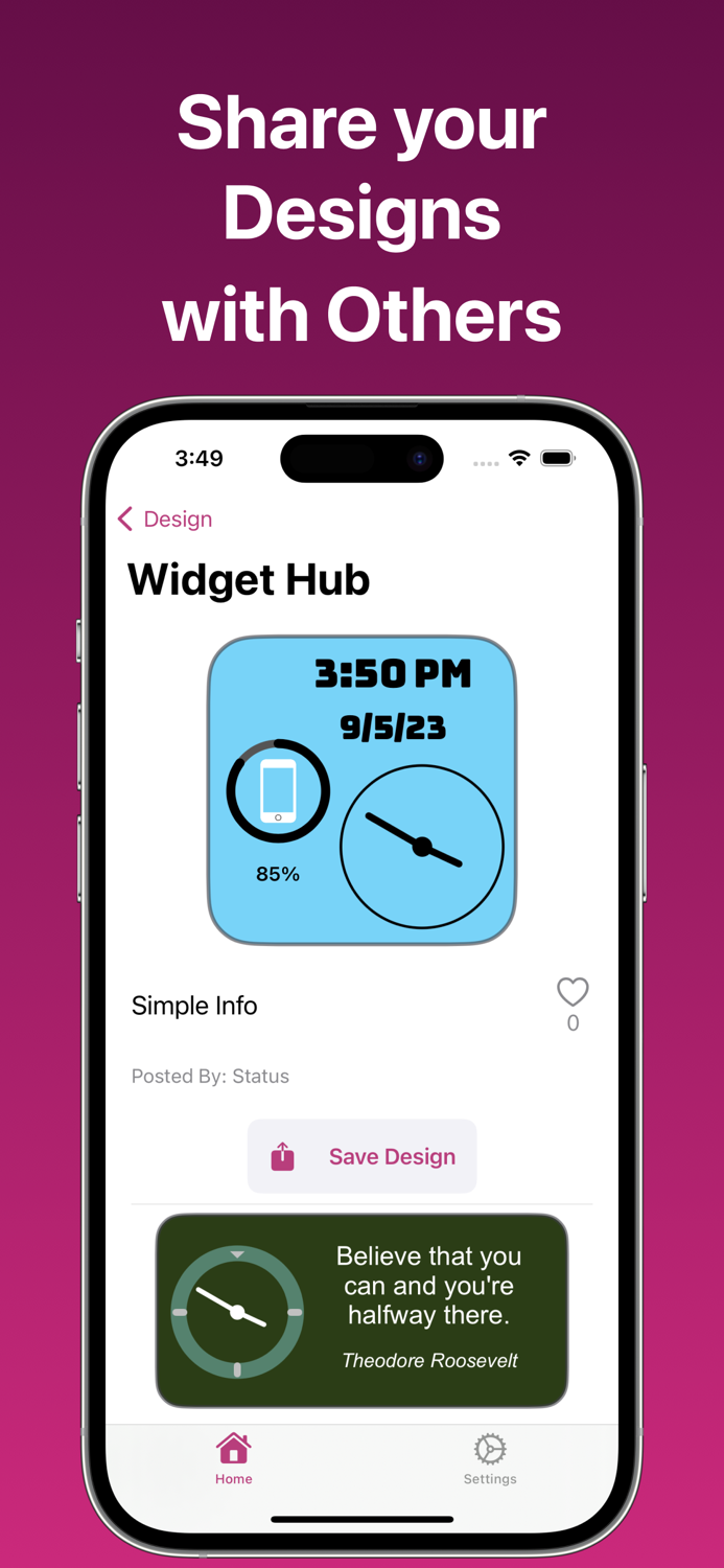 Status - Widget Maker