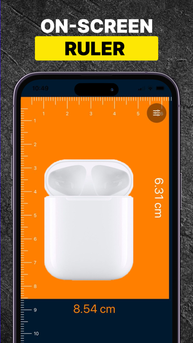 Measuring Tape+ Measure AR app Screenshot