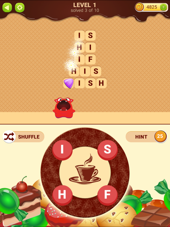 Words with Sweets iPad screenshot 5 - Games app