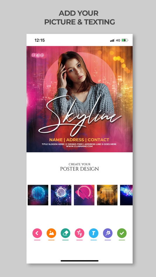 #1. Poster Maker - Flyer Creator (iOS) Podle: vipul patel