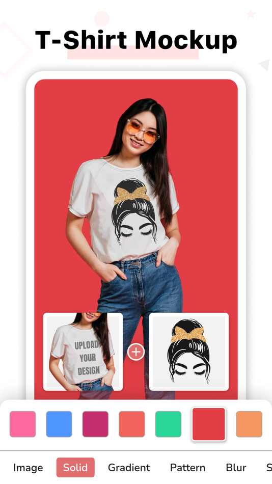 #2. Mockup Creator, Tshirt Design (iOS) Podle: jinal alagiya