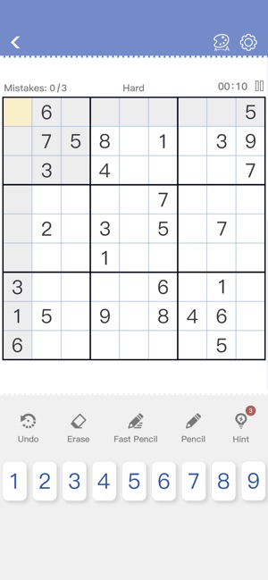 Quebra Cabeças Sudoku Tamanho Grande Nível Difícil Jogo Lógica