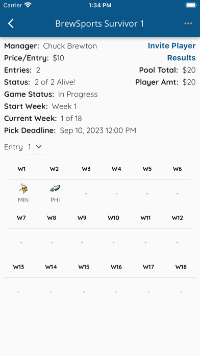 BrewSports Screenshot
