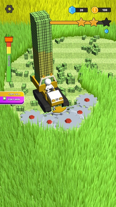 Stone Grass: Lawn Mower Game Screenshot