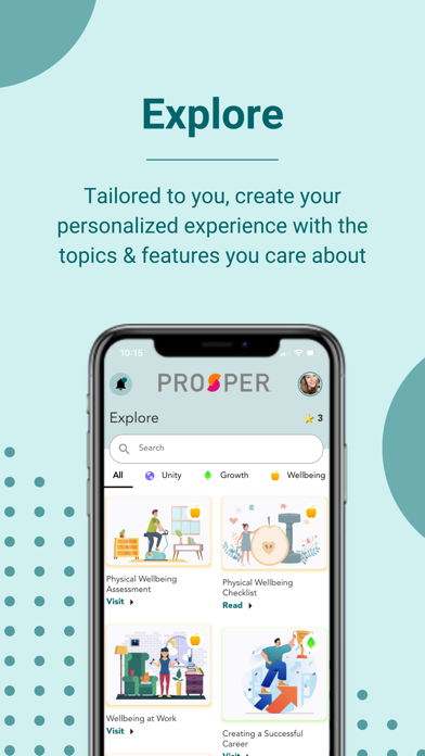 Prosper Employee Benefits Hub Screenshot
