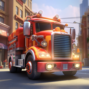 911 Firefighter Firetruck Game