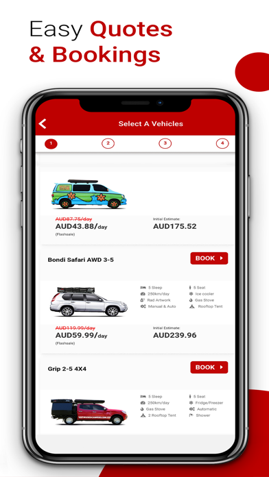 Screenshot #3 pour Wicked Campers - Campervan App