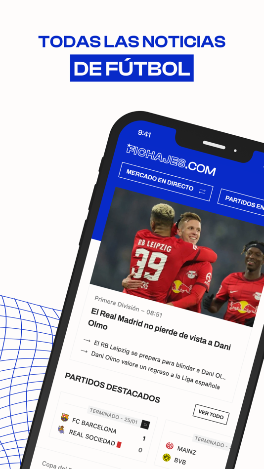 Fichajes fútbol: mercado - 4.3.38 - (iOS)
