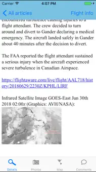 The Aviation Herald iphone resimleri 3
