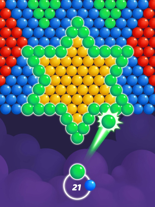 Bubble Shooter Rainbow Level 101 - 111 🌈 ( Shoot & Pop Puzzle